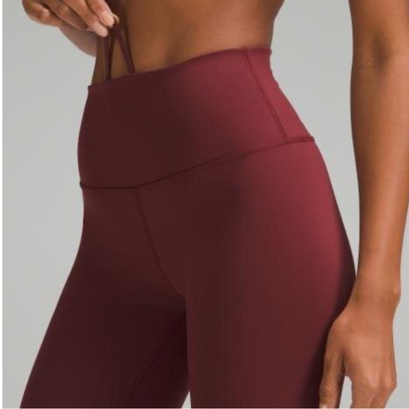 NWT wunder train tight 24" size XS red merlot lululemon - Picture 13 of 15